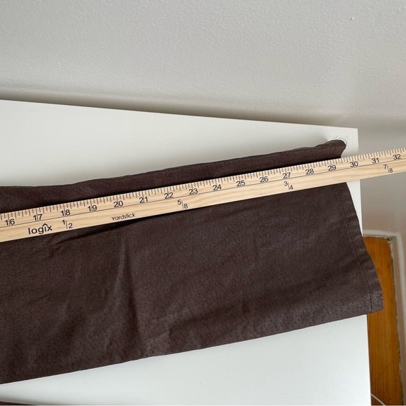 Vintage Route 66 Leather pants chocolate brown button fly y2k western bratz 26 - Picture 9 of 15